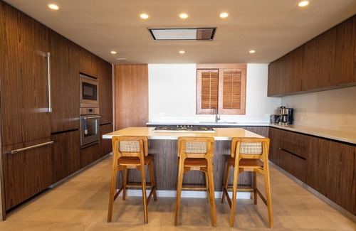 Higuera Blanca Apartment | BEACH ACCESS:4 BR +Ocean VIEW+ Pool +Breakf C + Golf Cart+ Gym inside Punta Mita