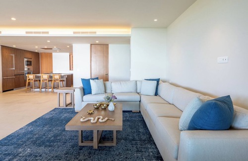 Higuera Blanca Apartment | BEACH ACCESS:4 BR +Ocean VIEW+ Pool +Breakf C + Golf Cart+ Gym inside Punta Mita