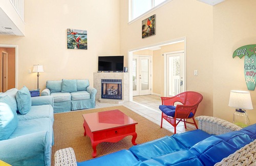Plantation House | Beach Across the Street! Dog-Friendly Home w/ Private Pool, AC, WiFi & Games!
