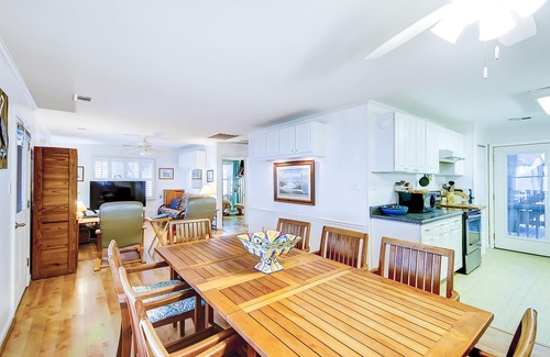 Folly Beach House | Beach Across the Street Ocean View Home w/Roof Deck, Porch, AC - Dogs OK