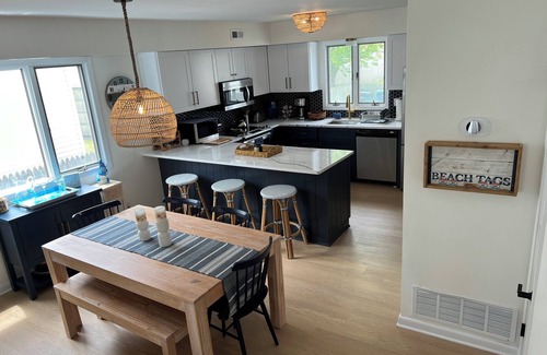 Brigantine House | Beach Block, family friendly, 2 Br, 2.5 Bath home- 2 min walk to best beach!