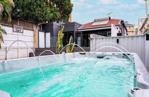 Bondi House | Beach Family Holiday at our Coastal Zen Oasis with a Saltwater Pool & Hot Tub