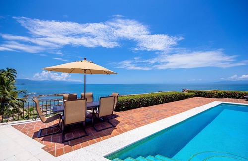Puerto Vallarta Villa | Beach Front House , 5 minutes to down town,private pool ,staff , come to enjoy!
