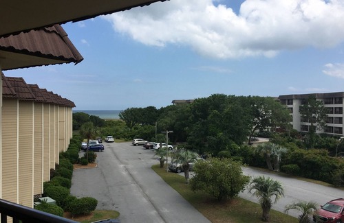 Folly Field Condo | Beach Front with Ocean View