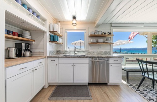 Brockway House | Beach Haven Lakefront - Sandy Beach w/Guest House, Buoy & EV Charger