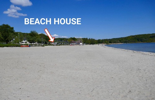 Wassersleben Apartment | BEACH HOUSE - Dream apartment right on the beach with wonderful sea views
