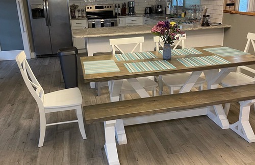 Seacoast Shores House | Beach house with HEATED pool one block from the beach!