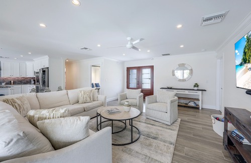 Connors House | Beach Life - Waterfront - Under 1 Mile to the Beach! Heated Pool!