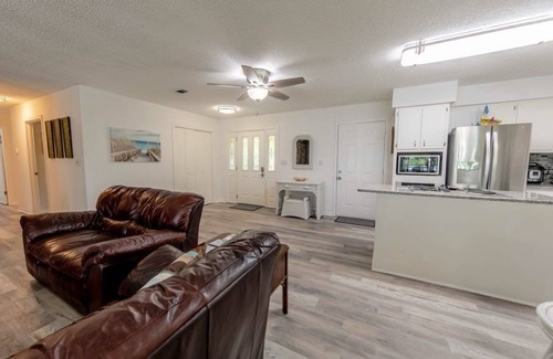 Freeport House | Beach to Bayou Waterfront property with Heated Pool available, Spa, Game Room.