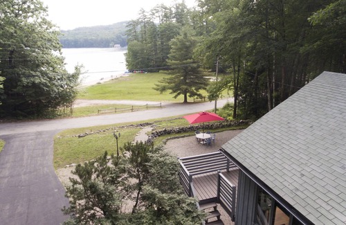 Alton Bay Ski Chalet | Beach View at Chestnut Cove, Lake Winnipesaukee.