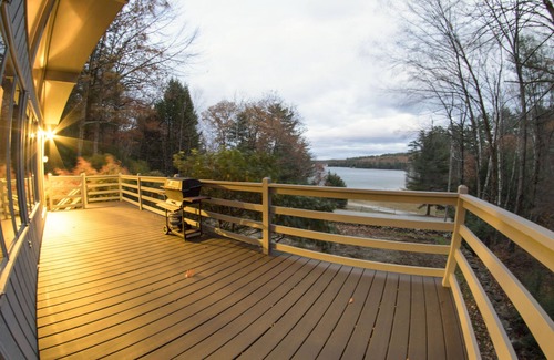 Alton Bay Ski Chalet | Beach View at Chestnut Cove, Lake Winnipesaukee.