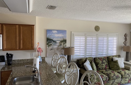 Fort Walton Beach Condo | Beach walkout! First floor/corner unit, 30 steps to private beach access!