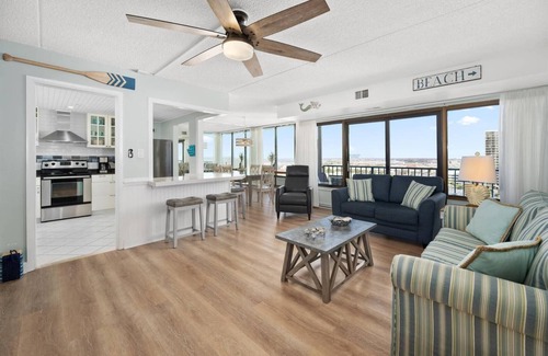 North Ocean City Condo | Beachfront,Beach/Bay Views,Steps to Beach,IndoorPool,Elevator,Gym,Sauna,Game Room,Tennis