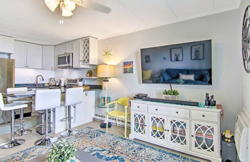 Midtown Ocean City Condo | Beachfront Bliss - Private Balcony, Ocean Views, Full Kitchen, Steps to the Sand