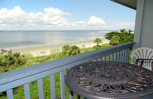 Tybee Island Condo | Beachfront - Corner unit - Top floor. Waterfront views!