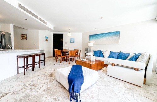 Zazil-ha Apartment | Beachfront + GardenHouse + Gym & Private beach club- Exclusive area!