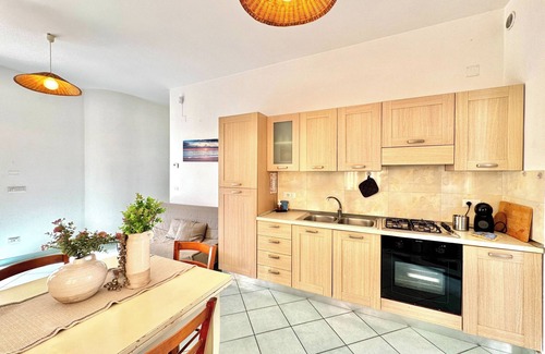 Santa Maria al Bagno Apartment | Beachfront house with garden and veranda