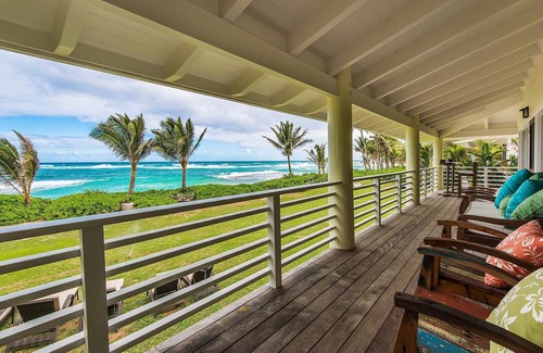 Hanalei House | Beachfront Tropical Dream House! TVNC#4299