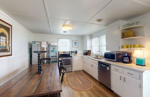 North Topsail Beach House | Beachfront dog-friendly home with beach access & views, and private hot tub