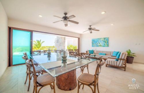 Progreso Municipality House | Beachfront Villas with Private Pool Steps to the Sea!