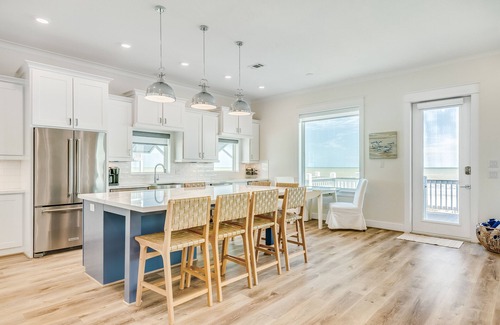 Galveston House | Beachology: Newly-built Beachfront Beauty with Private Dune Walkover