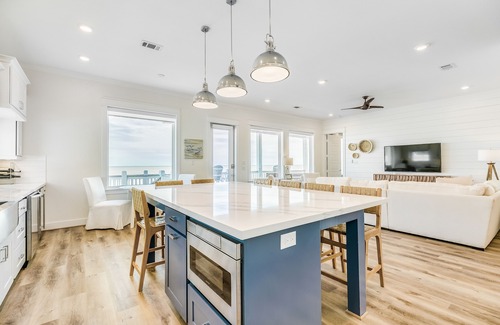 Galveston House | Beachology: Newly-built Beachfront Beauty with Private Dune Walkover