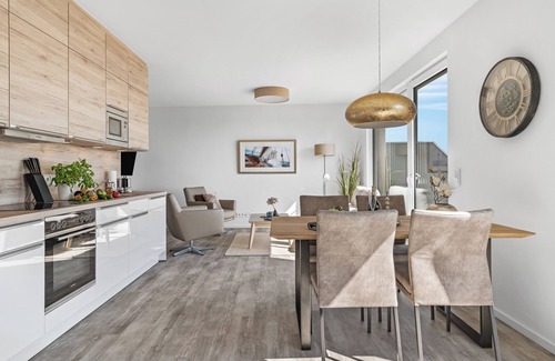 Olpenitz Apartment | "BeachViewTwo": Holiday apartment right on the beach with sauna, balcony & Baltic Sea view