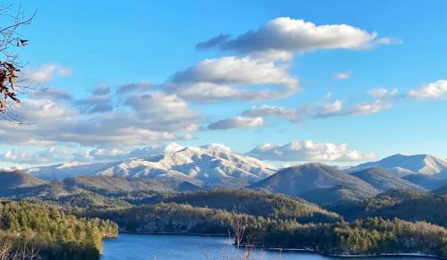 Santeetlah House | Bear's Mountaintop Home with Gorgeous Lake Views chalet