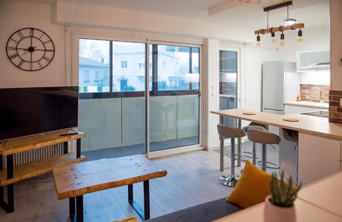 Le Busca Apartment | Beau T1 fonctionnel canal du midi, parking