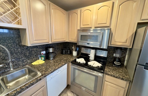 Sandy Beach Condo | Beautiful 2 Bedroom Condo at Las Palmas Rocky Point Sandy Beach; D-501
