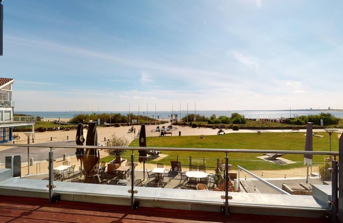 Pelzerhaken Apartment | Beautiful 2-room vacation apartment for 4 people and dog with balcony & Baltic Sea view