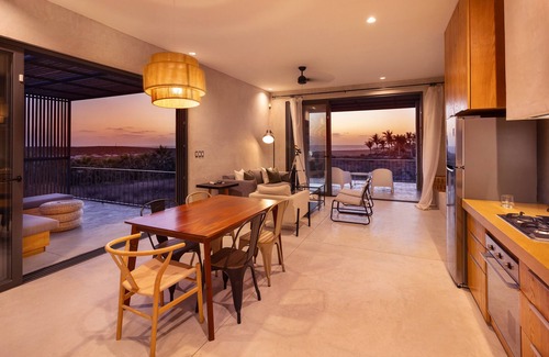 Todos Santos Apartment | Beautiful 2nd Story Front-Row Beach Located Condo with Unobstructed Ocean Views
