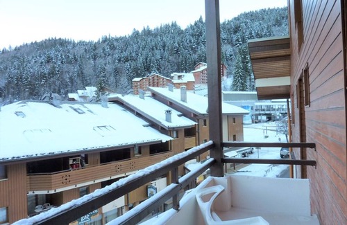 Saint-Jean-dʼAulps Apartment | Beautiful 3-room duplex at the foot of the slopes with TV, DVD, balcony, and parking in Saint-Jean-d'Aulps
