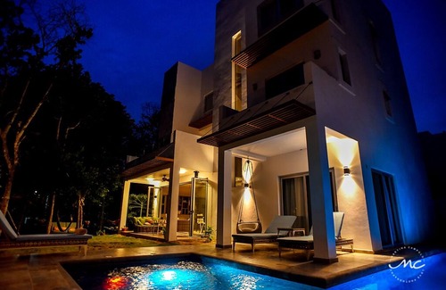 Puerto Morelos House | Beautiful 5-Room Villa w/Private Pool in Puerto Morelos — 5 min from the beach!