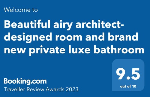 Greater Wilshire - Hancock Park House | Beautiful airy architect-designed room and brand new private luxe bathroom