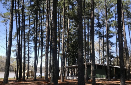 Athens RV Rental | Beautiful and level camping site on Elk River.