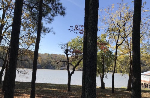 Athens RV Rental | Beautiful and level camping site on Elk River.