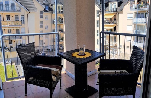 Bad Kreuznach Apartment | Beautiful and quiet 2-room feel-good apartment - balcony, WLAN, TV, spa area