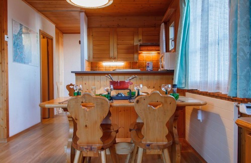 Champoussin Apartment | Beautiful apartment for 4 guests with WIFI, balcony, panoramic view and parking