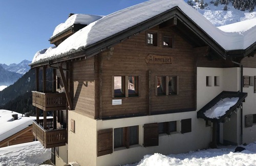 Riederalp Apartment | Beautiful apartment for 6 people with WIFI, TV and balcony