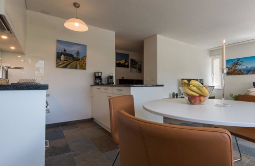Saas-Balen Apartment | Beautiful apartment for 2 guests with WIFI, TV, balcony and pets allowed