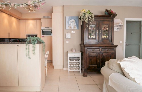 Wenduine Apartment | Beautiful apartment for 2 guests with WIFI, TV, terrace, pets allowed and parking