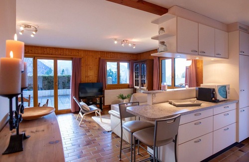 Barboleusaz Apartment | Beautiful apartment for 4 guests with WIFI, TV, terrace and parking