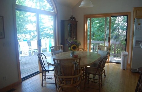 Leland House | Beautiful Cedar Home on N Lake Leelanau Shore in Leland, Mi
