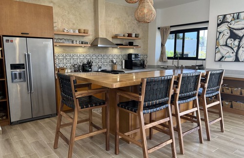 El Pescadero House | Beautiful compound 5-minute walk to the beach. Pool and fire pit.