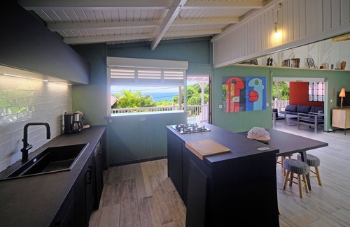 Anse des Rochers Villa | Beautiful Creole villa, swimming pool, sea view and beach on foot for 10