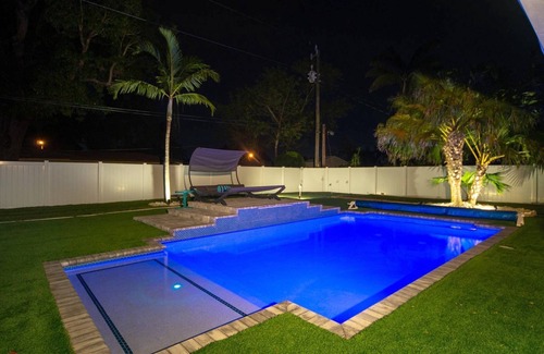 Caloosahatchee House | Beautiful fully renovated home with stunning heated pool, walk to downtown