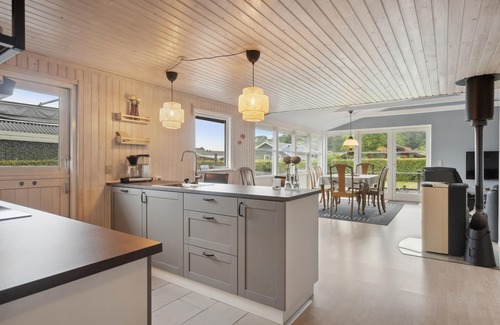 Bjert House | Beautiful home in Bjert with WiFi