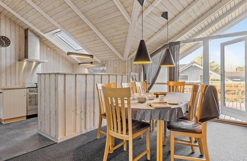 Skastrup Strand House | Beautiful home in Bogense with kitchen