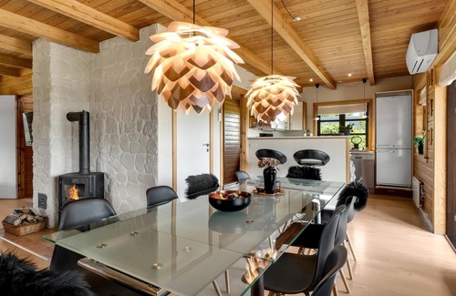 Bønnerup Strand House | Beautiful home in Glesborg with sauna
